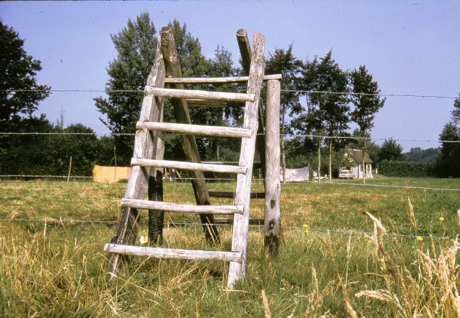 La diapositive de l'échalier de mon enfance